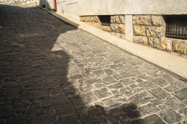 Stone Sidewalk Repair in Canonsburg